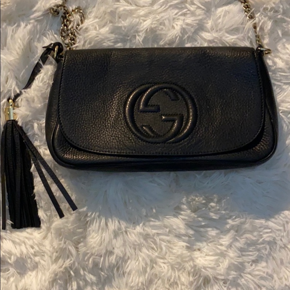 Black Gucci purse